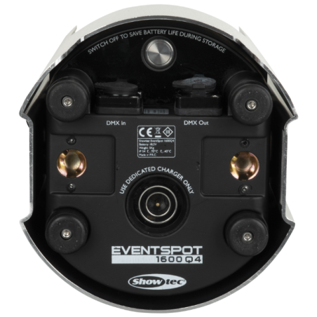 Projecteurs sur batteries - Showtec - EventSpot 1600 Q4 (Aluminium)