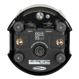 	Projecteurs sur batteries - Showtec - EventSpot 1600 Q4 (Noir)