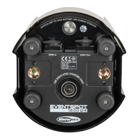Projecteurs sur batteries - Showtec - EventSpot 1600 Q4 (Noir)