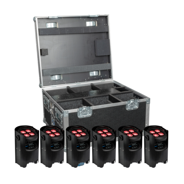 Projecteurs sur batteries - Showtec - EventSpot 1600 Q4 Set (Noir)
