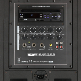 	Sonos portables sur batteries - Power Acoustics - Sonorisation - BE 9208 PT CD G2