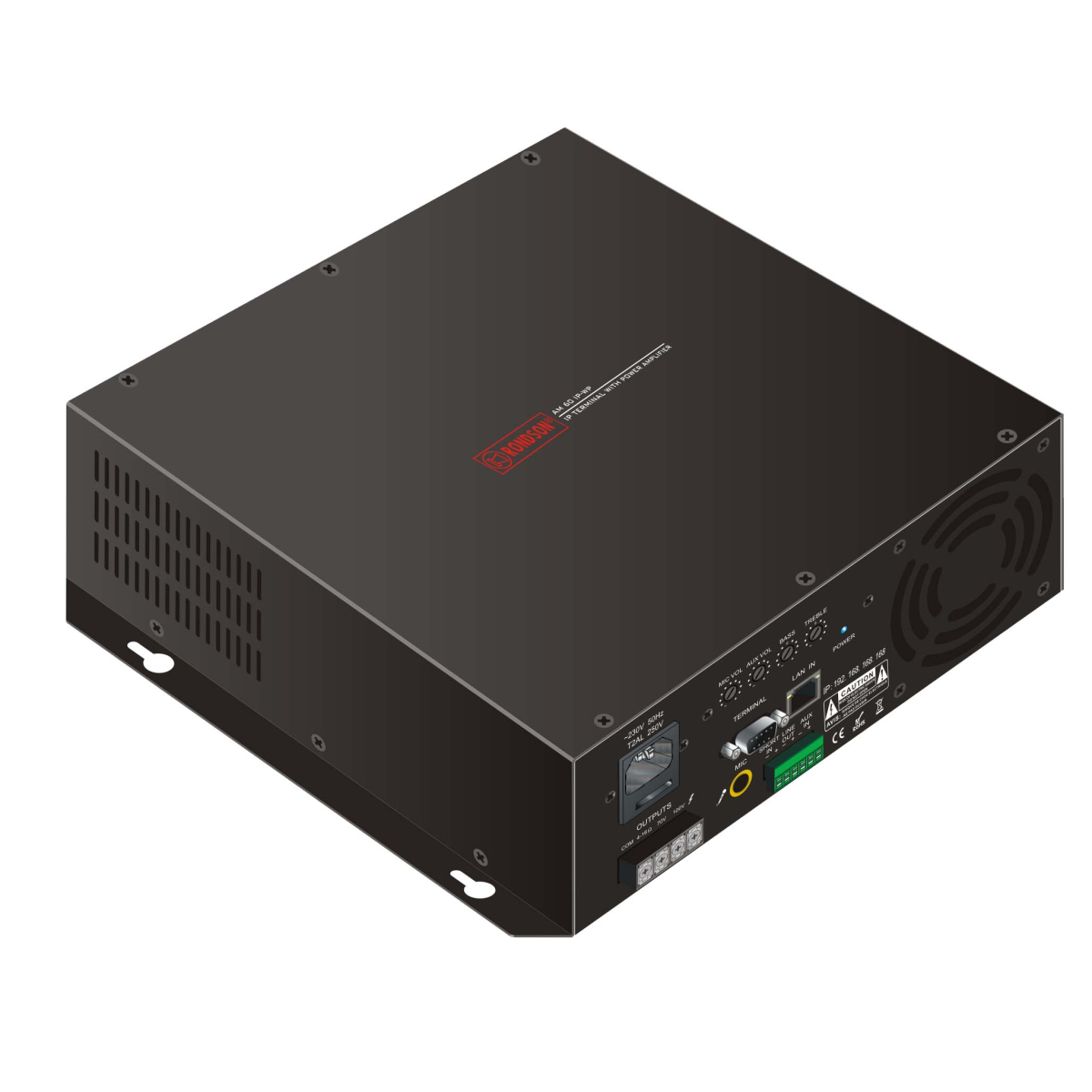Ampli ligne 100V - Rondson - AM 60 IP-WP