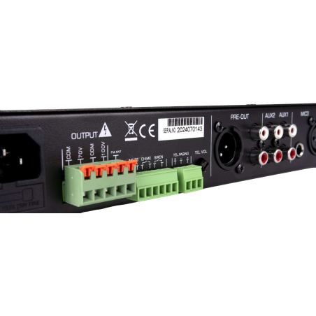 Ampli ligne 100V - Rondson - AM-120D