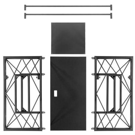 Stands DJ de scène - PLUGGER - Event Stage (Black)