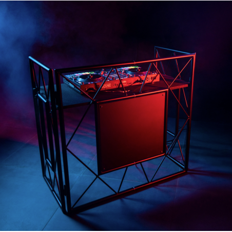 Stands DJ de scène - PLUGGER - Event Stage (Black)