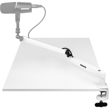 Pieds micros de tables - Shure By Gator - SH-BROADCAST2-W (BLANC)