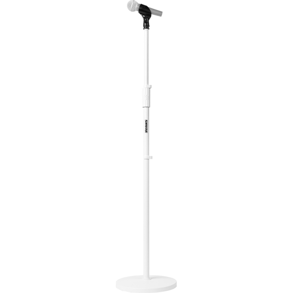 Pieds micros droits - Shure By Gator - SH-RBMICSTAND10-W (BLANC)