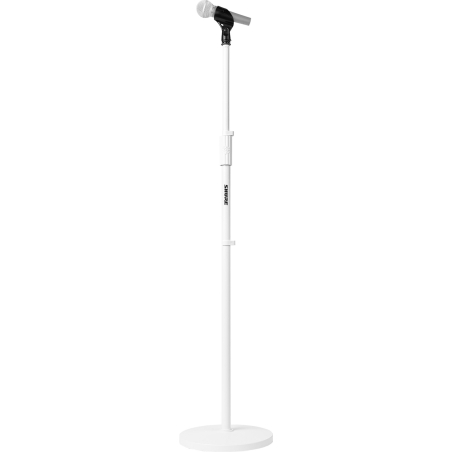 Pieds micros droits - Shure By Gator - SH-RBMICSTAND10-W (BLANC)