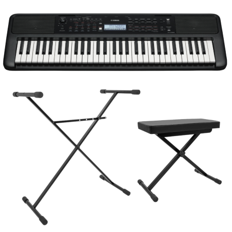 Packs Claviers et Synthé - Yamaha - Pack PSR-E383 + KS 1 + ST-1
