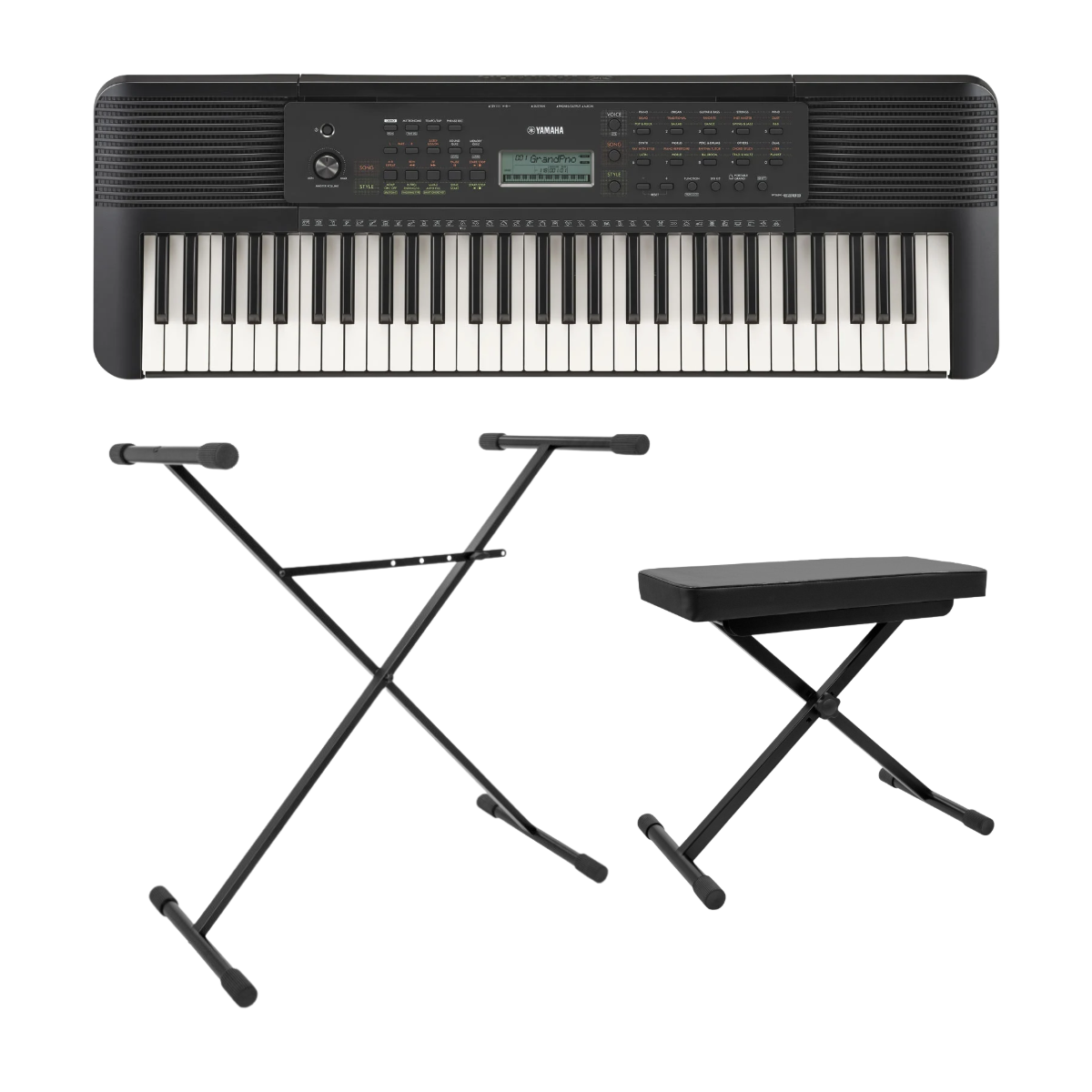 Packs Claviers et Synthé - Yamaha - Pack PSR-E283 + KS 1 + ST-1