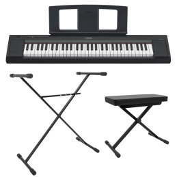 	Packs Claviers et Synthé - Yamaha - Pack NP-15 Noir + KS 1 + ST-1