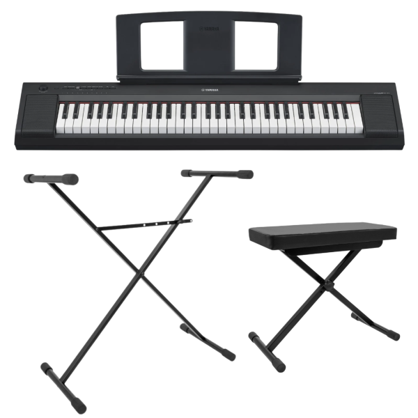 Packs Claviers et Synthé - Yamaha - Pack NP-15 Noir + KS 1 + ST-1