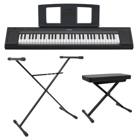 Packs Claviers et Synthé - Yamaha - Pack NP-15 Noir + KS 1 + ST-1