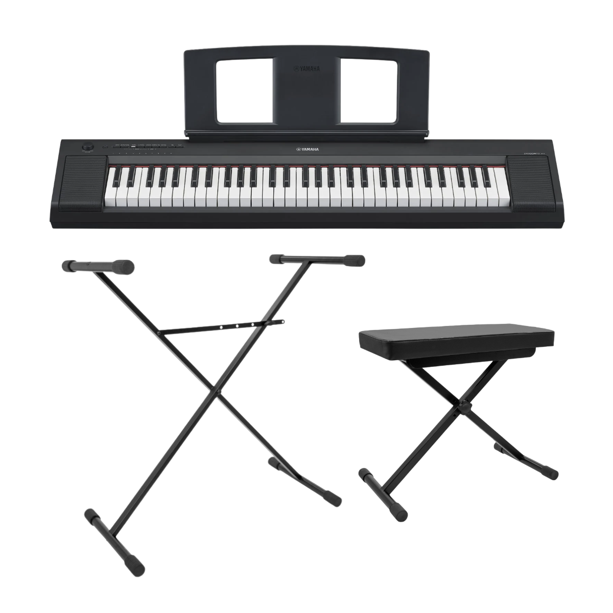 Packs Claviers et Synthé - Yamaha - Pack NP-15 Noir + KS 1 + ST-1