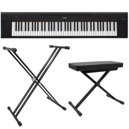 Packs Claviers et Synthé - Yamaha - Pack NP-35 Noir + KS 3 + ST-1