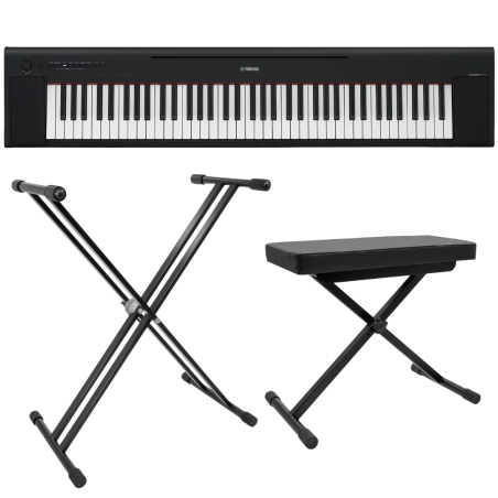 Packs Claviers et Synthé - Yamaha - Pack NP-35 Noir + KS 3 + ST-1