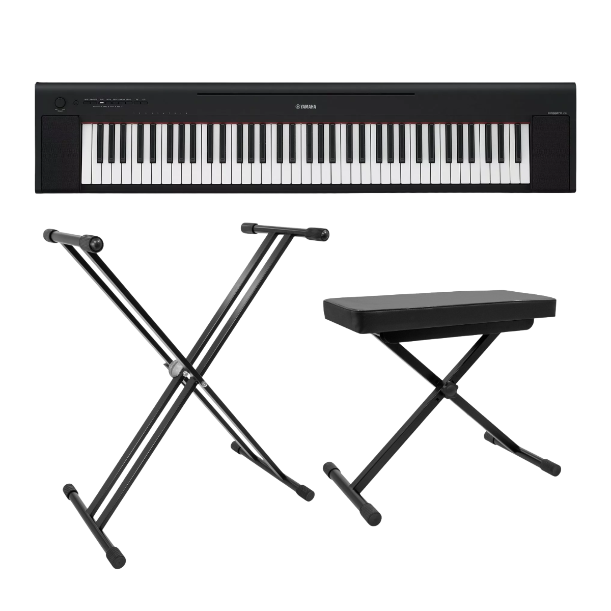Packs Claviers et Synthé - Yamaha - Pack NP-35 Noir + KS 3 + ST-1