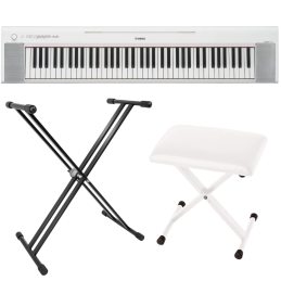 	Packs Claviers et Synthé - Yamaha - Pack NP-35 Blanc + KS 3 +...
