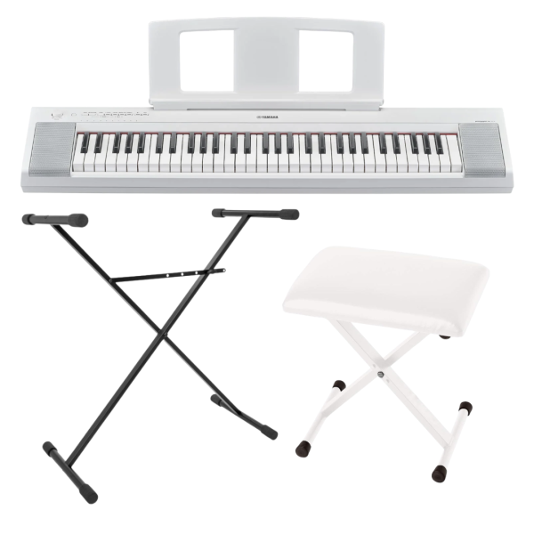 Packs Claviers et Synthé - Yamaha - Pack NP-15 Blanc + KS 1 +...