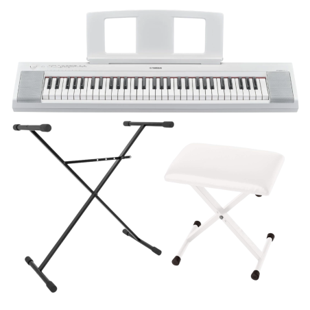 Packs Claviers et Synthé - Yamaha - Pack NP-15 Blanc + KS 1 +...