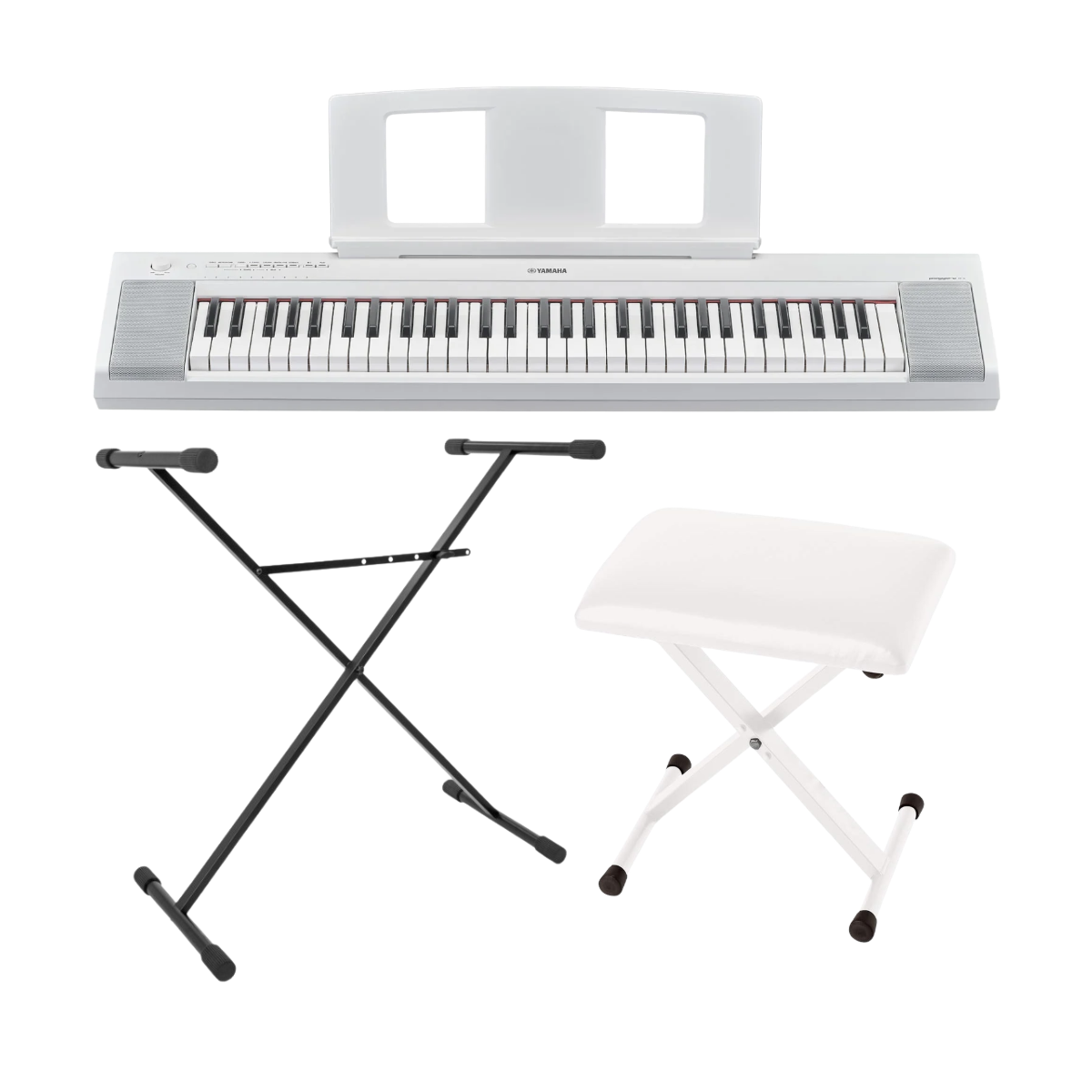 Packs Claviers et Synthé - Yamaha - Pack NP-15 Blanc + KS 1 +...