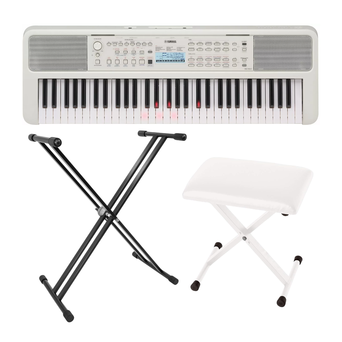 Packs Claviers et Synthé - Yamaha - Pack EZ-310 + KS 3 + PC-110WH