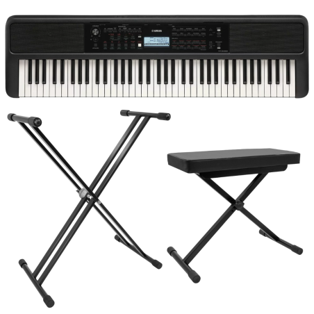 Packs Claviers et Synthé - Yamaha - Pack PSR-EW320 + KS 3 + ST-1