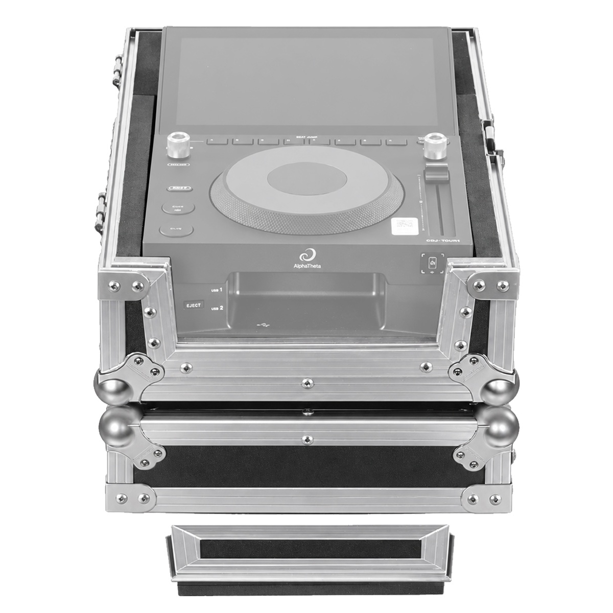 Flight cases platines DJ - Power Acoustics - Flight cases - FCD 1500X (Silver)