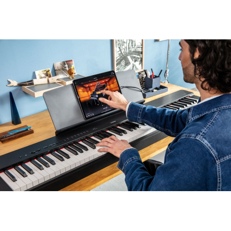 Packs Claviers et Synthé - Yamaha - Pack P-225 Noir + KS 3 + ST-1