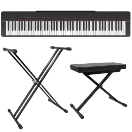 	Packs Claviers et Synthé - Yamaha - Pack P-225 Noir + KS 3 + ST-1