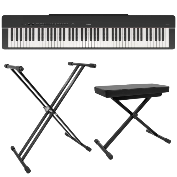 Packs Claviers et Synthé - Yamaha - Pack P-225 Noir + KS 3 + ST-1