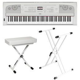 	Packs Claviers et Synthé - Yamaha - Pack DGX-670 Blanc + KSX 2...