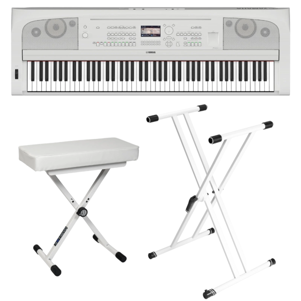 Packs Claviers et Synthé - Yamaha - Pack DGX-670 Blanc + KSX 2...
