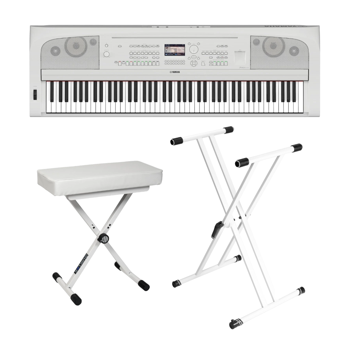 Packs Claviers et Synthé - Yamaha - Pack DGX-670 Blanc + KSX 2...