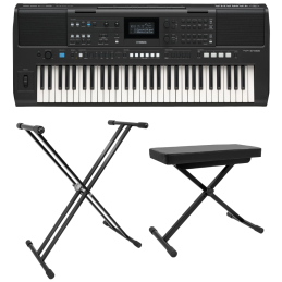 Packs Claviers et Synthé - Yamaha - Pack PSR-E483 + KS 3 + ST-1