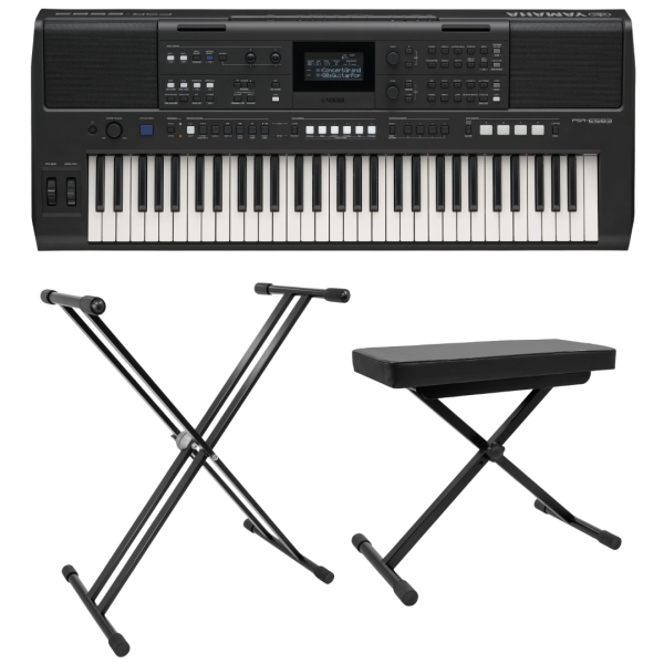 Packs Claviers et Synthé - Yamaha - Pack PSR-E583 + KS 3 + ST-1