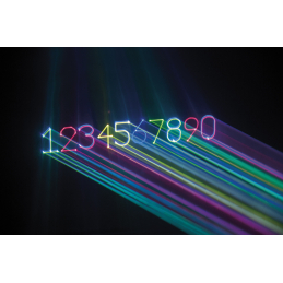 	Lasers multicolore - Showtec - Galactic TXT