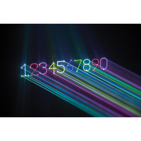 Lasers multicolore - Showtec - Galactic TXT