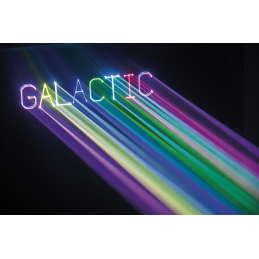 	Lasers multicolore - Showtec - Galactic TXT