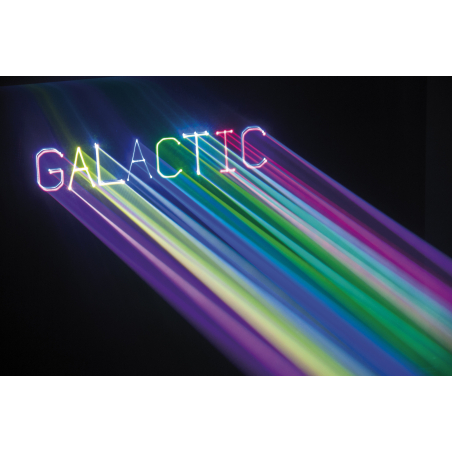 Lasers multicolore - Showtec - Galactic TXT
