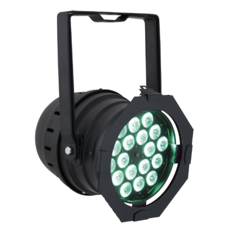Projecteurs PAR LED Wash - Showtec - LED Par 64 Short Q4-18 (Noir)