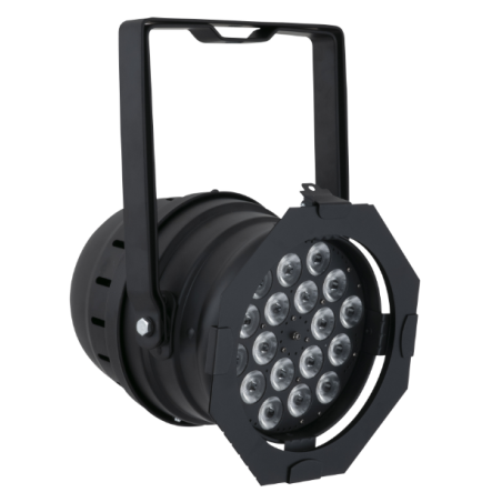Projecteurs PAR LED Wash - Showtec - LED Par 64 Short Q4-18 (Noir)