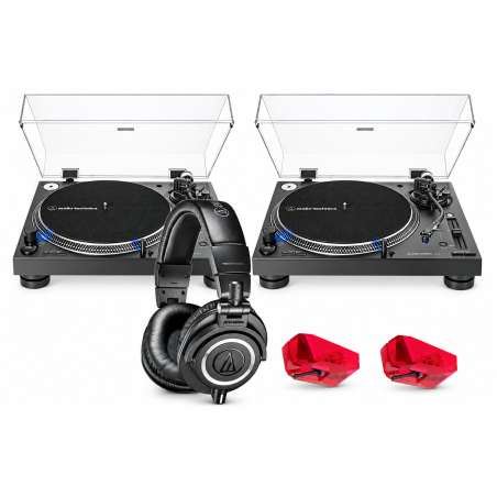 Packs DJ - Audio-Technica - Pack 2x AT-LP140xP + 1x...