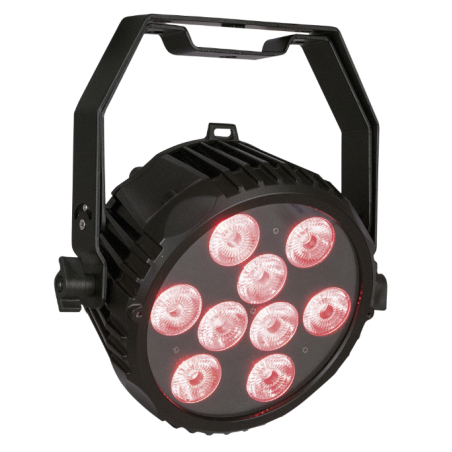 Projecteurs PAR LED Wash - Showtec - Power Spot 9 Q6 Tour