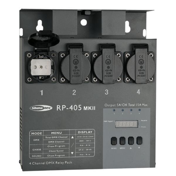 Blocs de puissance - Showtec - RP-405 MKII