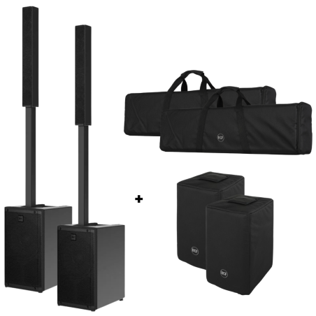Stock B - RCF - Pack 2x EVOX J9 (Noir) +...