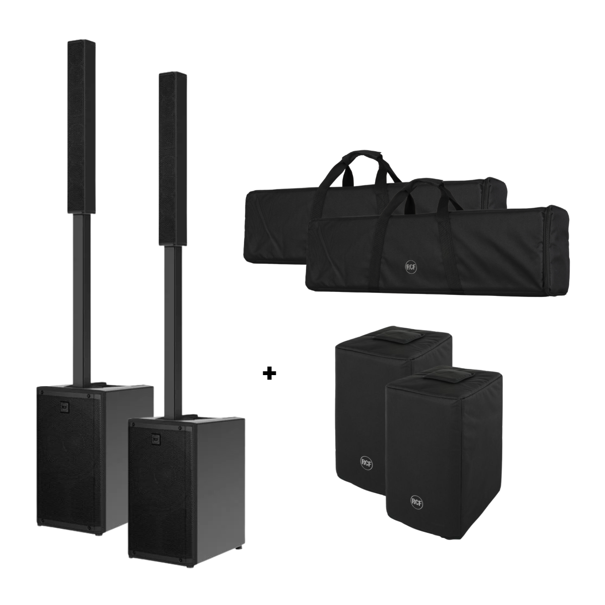 Stock B - RCF - Pack 2x EVOX J9 (Noir) +...