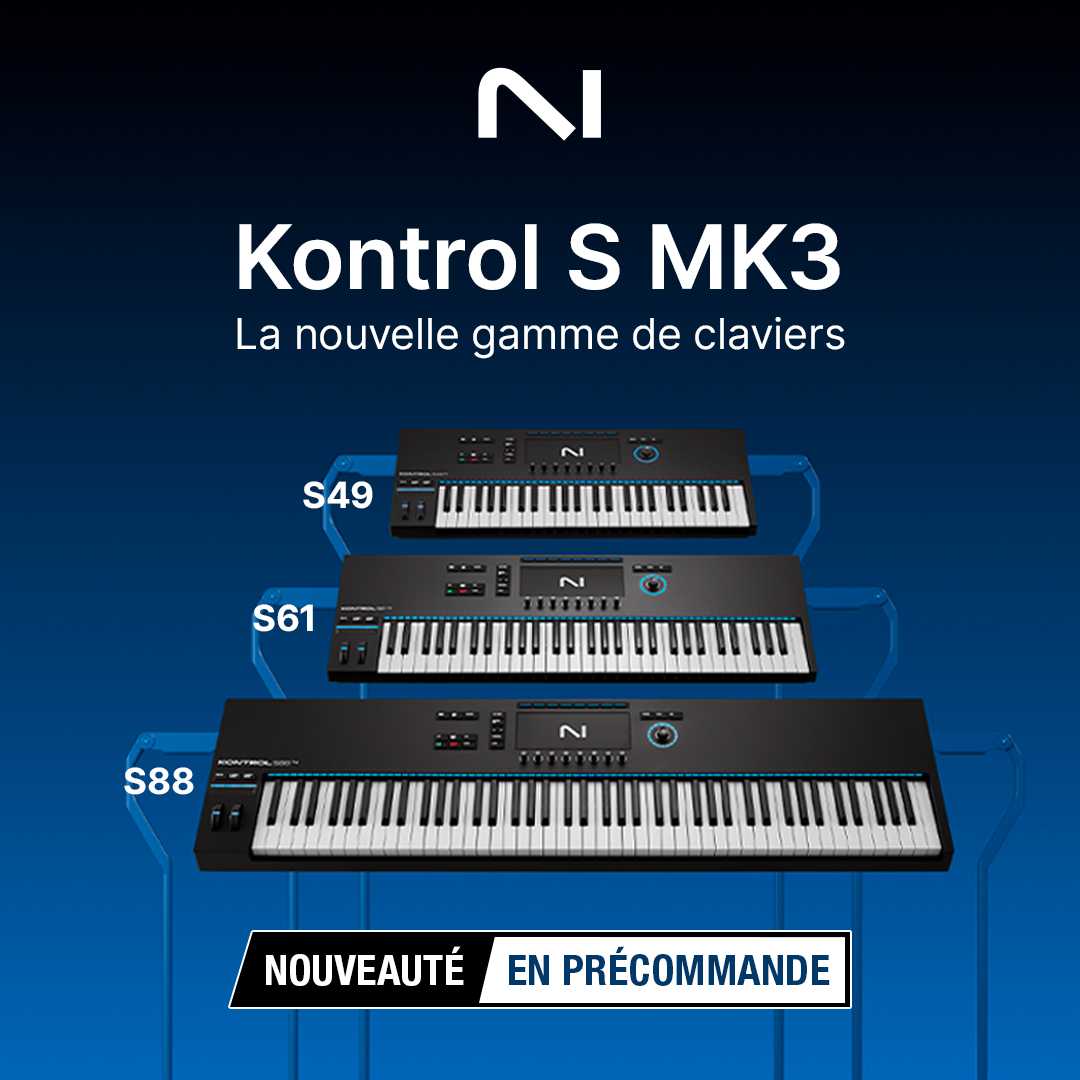 Claviers maîtres Kontrol S de Native Instruments 