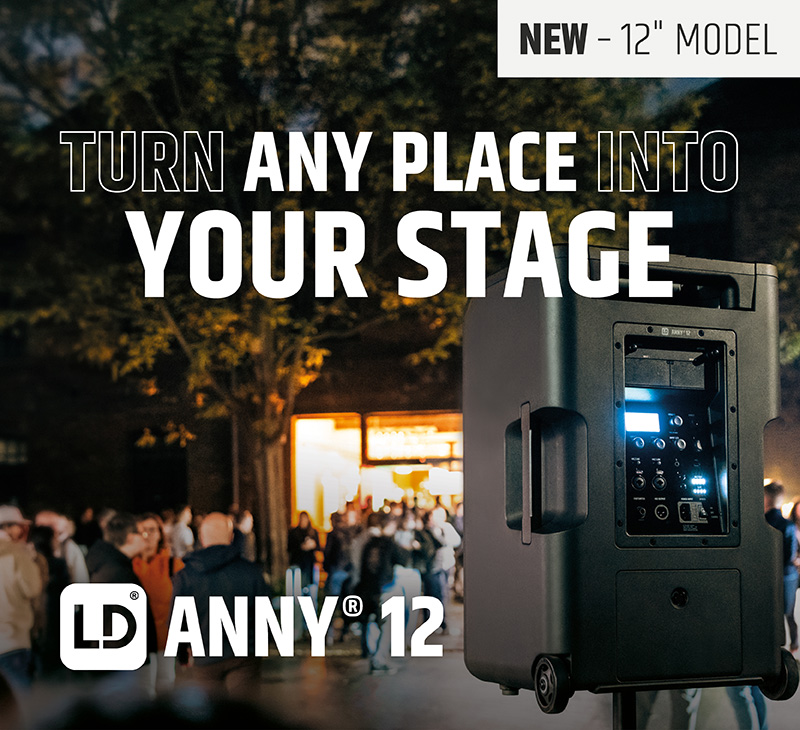LD Systems ANNY 12 enceinte sono portable sur batterie