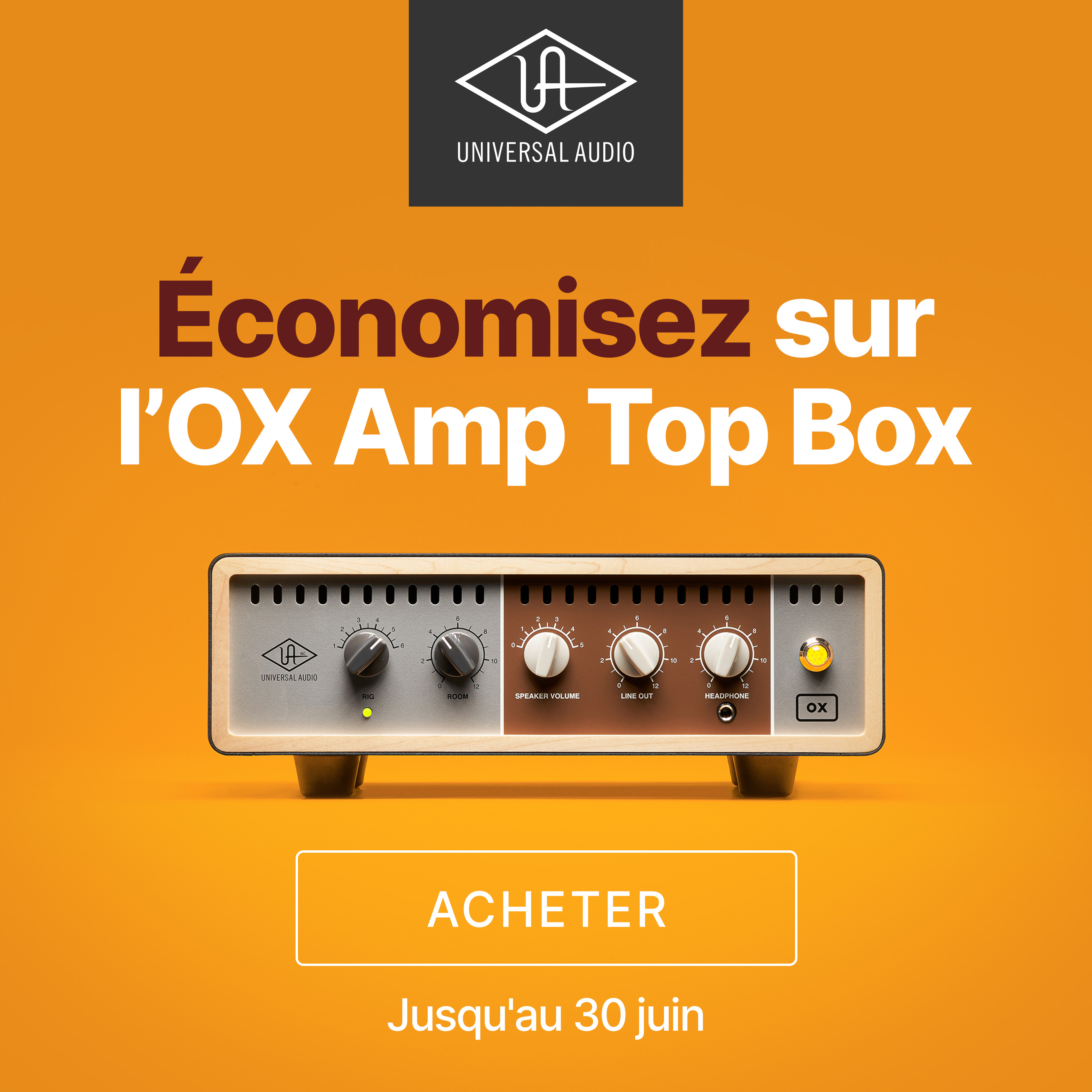 Promotion OX The Amp Top Box
